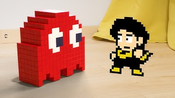 I 3D Scanned a PAC MAN Ghost… and It Came to Life! 👻