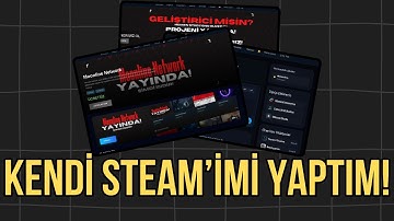 KENDİ DİJİTAL OYUN PLATFORMUMU YAPTIM | Clickbait değil