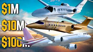 $1M vs. $10M vs. $100M Private Jets – The Shocking Differences You Need to See!