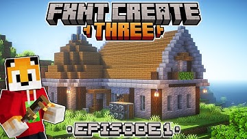 I had an INCREDIBLE START to this new Minecraft Create Mod World!