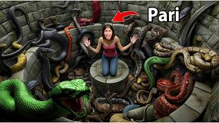 Pari 'Trapped With Leopard And  Crocodile' | Priti Almost Died
