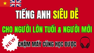 TIẾNG ANH GIAO TIẾP ĐƠN GIẢN - DỄ HỌC CHO NGƯỜI LỚN TUỔI VÀ NGƯỜI MỚI