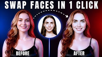 How to Swap Faces in Any Video |  Swap Faces in 1 Click 🪄