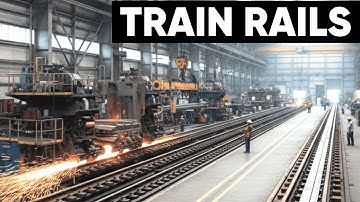 How Millions of Train Rails Are Made – The Hidden Engineering Behind Every Track