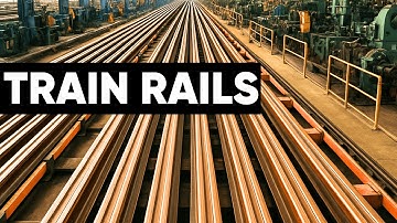 How Millions of Train Rails Are Made – The Hidden Engineering Behind Every Track