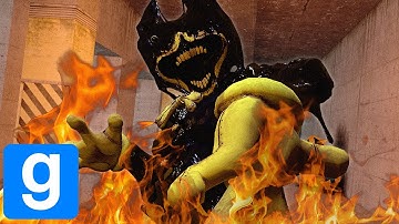 BENDY REDRAWN IS HUNTING ME! | Gmod Hide & Seek