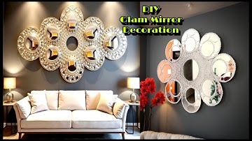 “$500 Luxury Glam Mirror DIY Using Dollar Tree & Amazon Items!” Fashion Pixies