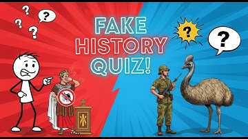 REAL or FAKE?! The Funniest Fake History Facts Quiz Ever!