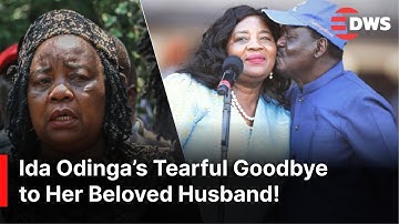 Raila Odinga’s Wife Delivers Heartfelt Tribute to Her Late Husband During State Funeral | AQ1Z