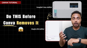 How to Switch Back to Old Canva Video Editor | Fix Canva New Update (2025)