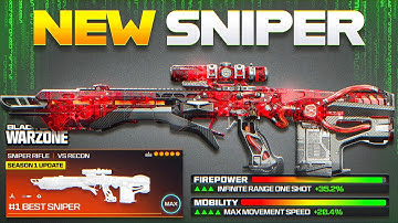 the *NEW* BEST SNIPER META LOADOUT for BO7 WARZONE after UPDATE! (Best Sniper Class in Warzone S1)