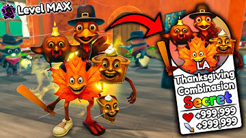Unlocking MAX Level Thanksgiving Secret in Brainrot Evolution!