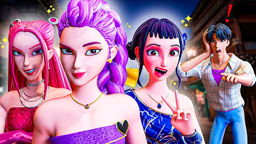 Rumi, Mira & Zoey font un GLOW UP! Kpop Demon Hunters Animation