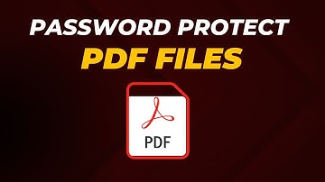 Hoe u een PDF-bestand gratis met een wachtwoord kunt beveiligen