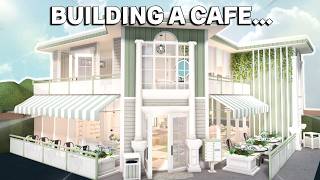 BUILDING A CAFE IN MY BLOXBURG TOWN