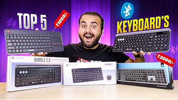 TOP 5 Best Wireless Bluetooth Keyboards under ₹1000 & ₹2000 in 2025 🔥