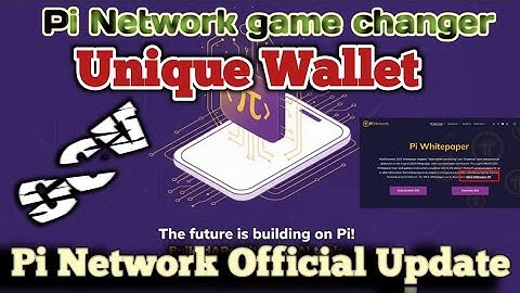 Pi Network game changer update. Pi Unique Wallet. Pi Network Future information.pi coin