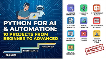 Python for AI & Automation: 10 Projects from Beginner to Advanced