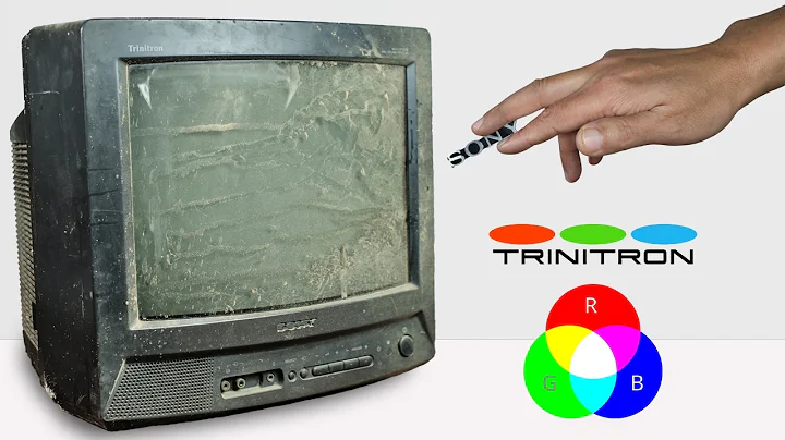 Restoring an Old Sony Trinitron CRT TV That Was Neglected