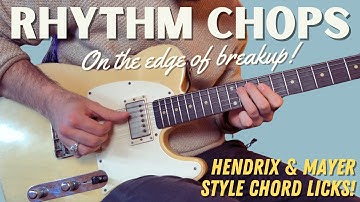 Rhythm Chops; Hendrix-isms, Soul Riffs & Blues Double Stops to level up your Chords! John Mayer vibe