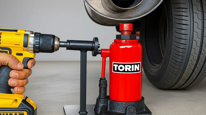 Millions of welders don't know this! Build a simple car jack using a drill.