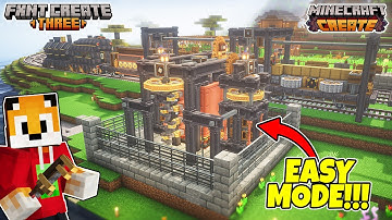 CHEATY STEAM POWER in Minecraft Create Mod