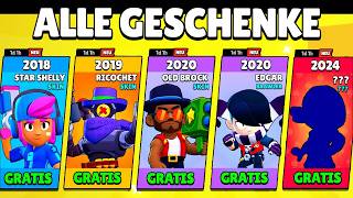 Alle Geschenke🎁 in Brawl Stars (2017-2024)... 😍