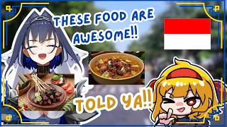 Kronii in INDONESIA & LOVING INDONESIAN FOOD Thanks to Kaela!! | Hololive Clip