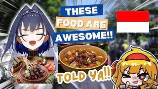 Kronii in INDONESIA & LOVING INDONESIAN FOOD Thanks to Kaela!! | Hololive Clip