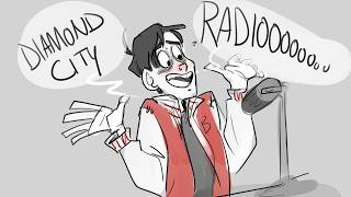 Fallout 4 ASMR — Nervous Travis Diamond City Radio