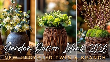 🌿🪵 Beyond Branches: 7 NEW Upcycled Twig & Branch Garden Decor Ideas for 2026