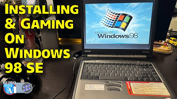 Installing & Exploring Windows 98 SE on an Amazing Retro Gaming Laptop