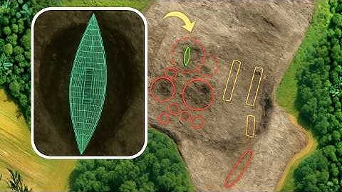 Archeologen scannen met AI onder een Noorse boerderij en zien een enorme gedaante onder de grond,...