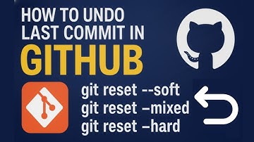 How to Undo Last Commit in GitHub | git reset soft vs mixed vs hard reset Step by step tutorial