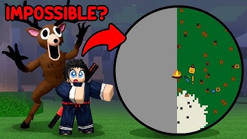 I Cut The MAP in HALF in 99 Nights in the FOREST!