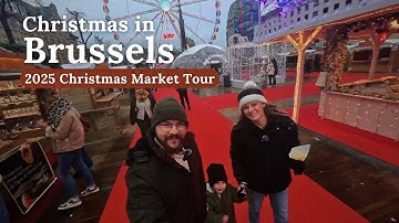 Europe’s Most UNIQUE Christmas Market?! | Brussels, Belgium