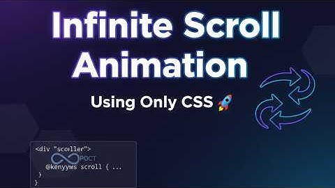 Create Infinite Scroll Animation using CSS 🚀 | No JavaScript Needed