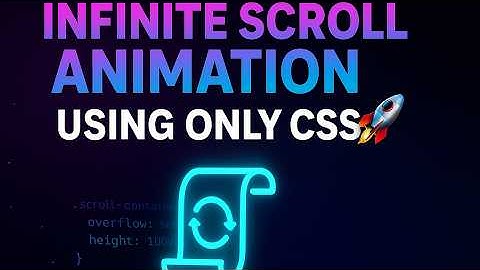 Create Infinite Scroll Animation using CSS 🚀 | No JavaScript Needed