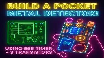 "Build a Pocket Metal Detector! Precise Pinpointer Using 555 Timer + Free PCB File"