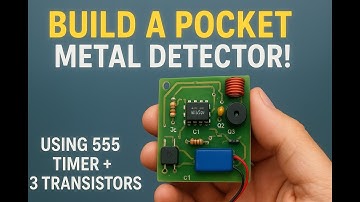 "Build a Pocket Metal Detector! Precise Pinpointer Using 555 Timer + Free PCB File"