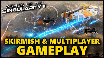 Huge army battles and base building RTS pre-alpha Gameplay of Ashes of the Singularity II of in 2025