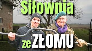 SZTANGA wykonana na wiejskim KOWADLE. Jak zrobić SIŁOWNIĘ w GARAŻU?