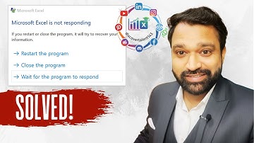 Excel Not Responding? Turn OFF This One Setting Immediately