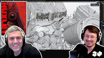 Opening The Original HUXLEY Blender 3D Files