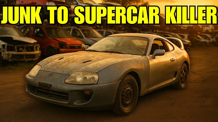 I BUILT A SUPERCAR KILLER FROM A JUNKYARD SUPRA!