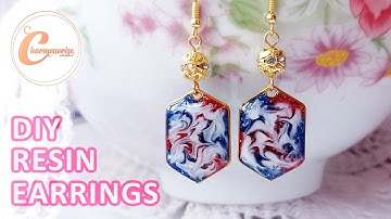 UV レジン | DIY UV Resin Art  |No mold Make your own Wire Bezel Frame | Step By Step Tutorial