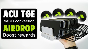 Acurast Free Phone Mining Update: ACU Token Launch, cACU Conversion & Airdrop Details!