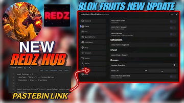 New Best Blox Fruits Old Redz Hub Script || Auto Farm, Fruit Rain, Auto Prehistoric Island, Aimbot 