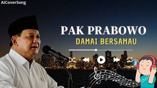 Lagu Damai Bersamamu Cover Pak Prabowo yang Menggetarkan Jiwa