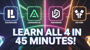 Master 4 AI Tools in Just 45 Minutes | Ultimate AI Tools Tutorial 2025
